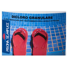Piscina Semplice - Dicloro granulare al 56% per piscine