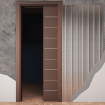 Minerva Controtelaio Scomparsa Per Intonaco Spessore 105 mm