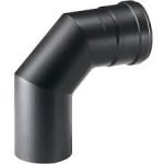 Synergy Curva Pellet Acciaio Al Carbonio Nero Diamentro 80 90 Gradi