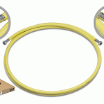 Psp Flessibile Gas Cucina  1/2 Ff - Lunghezza 3000 Mm