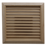 LA VENTILAZIONE Griglia in legno Faggio 160*160 mm