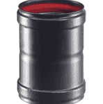 Synergy Manicotto  Pellet Acciaio Al Carbonio Nero  D. 80  FF