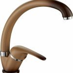 Sel Monocomando Cucina Canna Alta  Colore Terra Di Francia