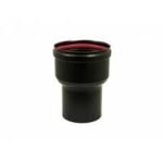 Synergy Riduttore Pellet Acciaio Al Carbonio Nero D. 100 F - D. 80 M