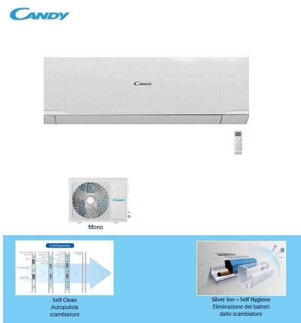 brezza.jpg Candy Condizionatore 12000BTU A++/A+ BREZZA CY-12RA - immagine 1
