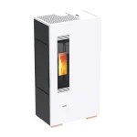Magma - Stufa A Pellet Ad Aria  Slim Etna 5 Kw Bianca