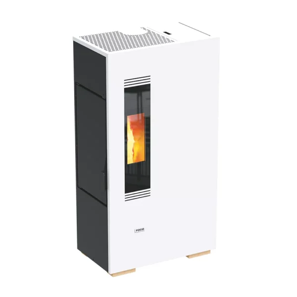 Magma - Stufa A Pellet Ad Aria  Slim Etna 5 Kw Bianca