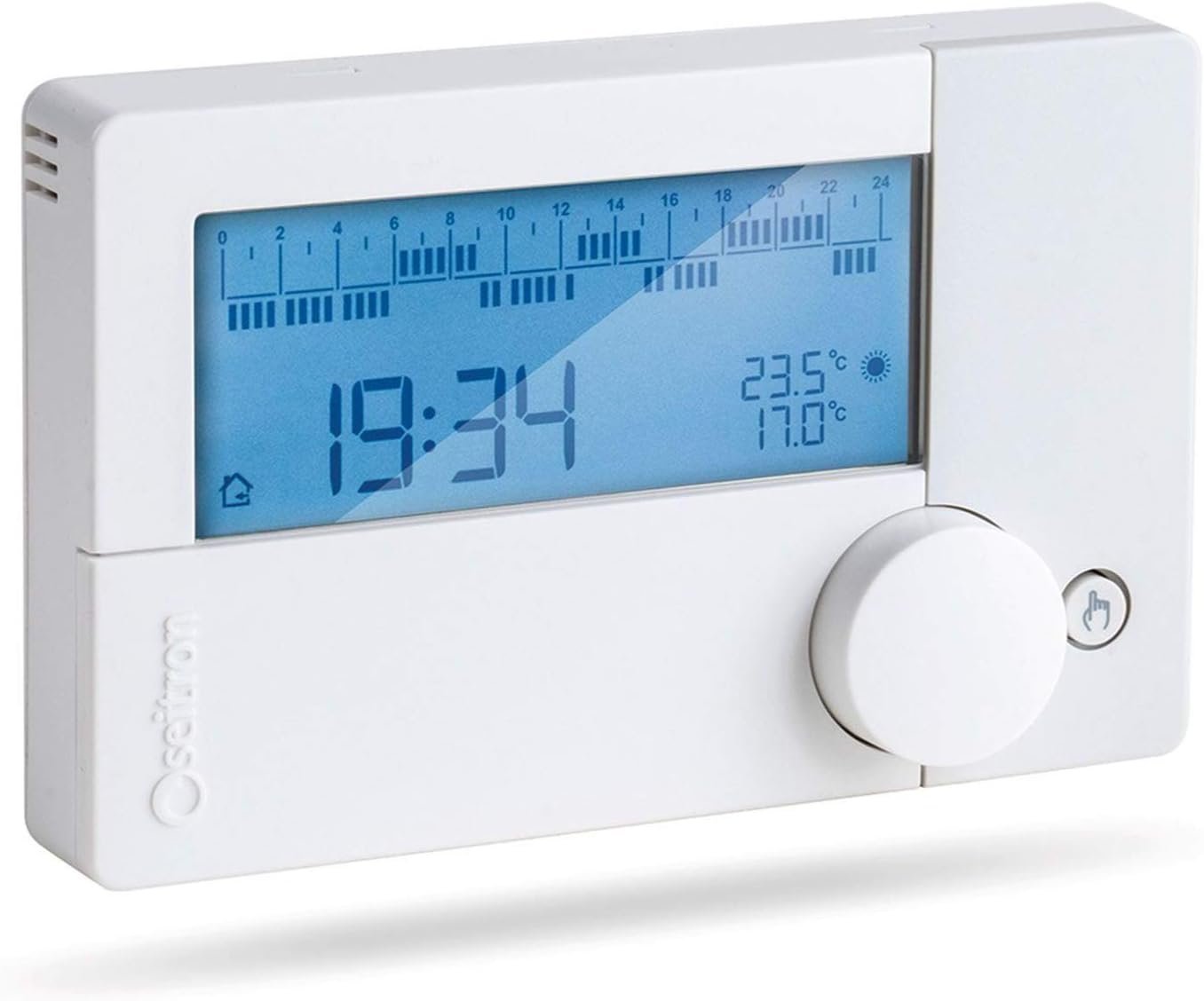 evo-gs.jpg Seitron Cronotermostato Dig. Giornaliero/Settimanale Freetime Evo - immagine 1
