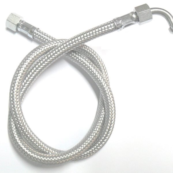 Parigi FLESSIBILE GASOLIO F1/4XF1/4 curvo L.750 mm